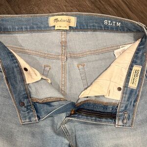 Madewell Slim Fit Jeans in Light Blue